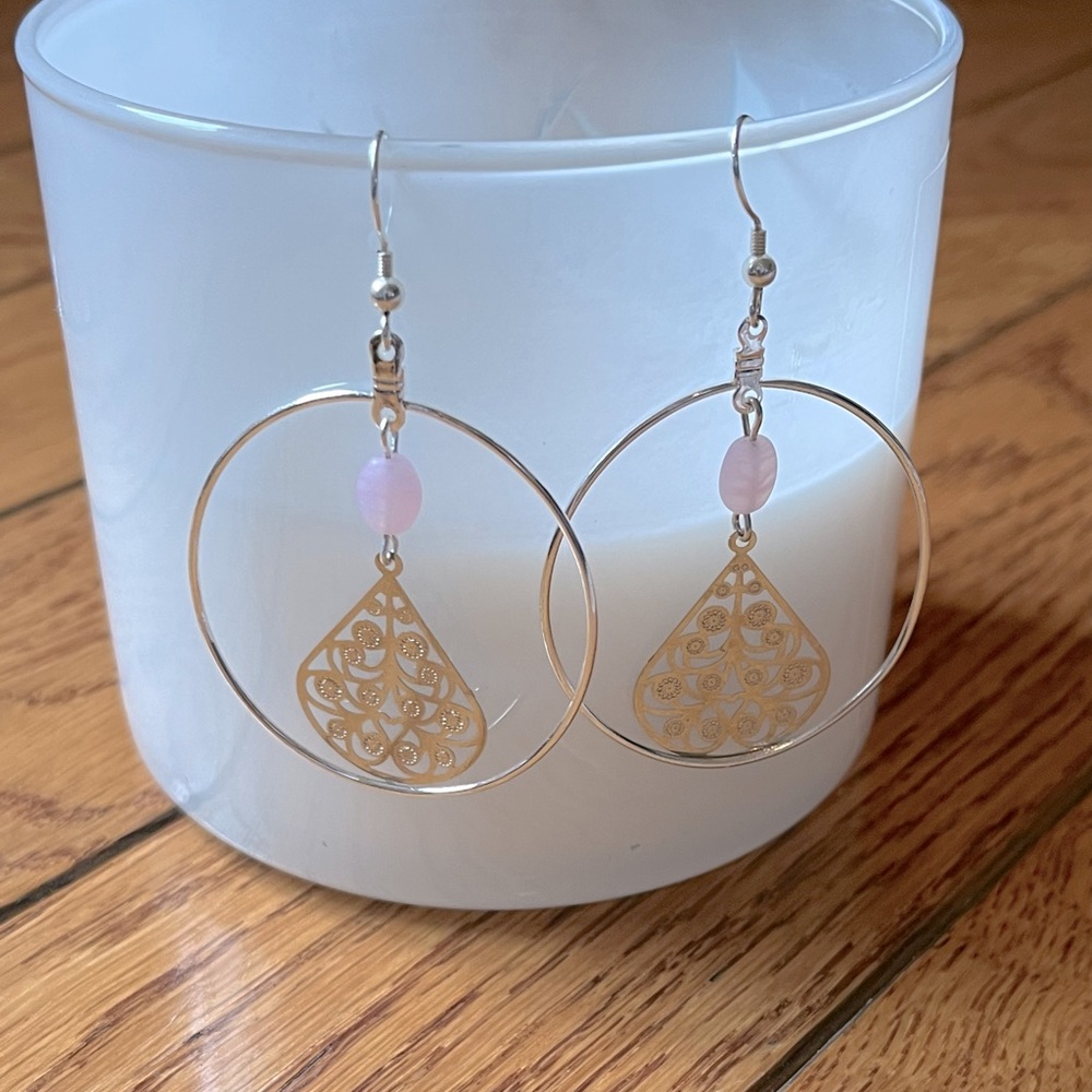 Handmade Dangle Earrings - Picture 1 of 2